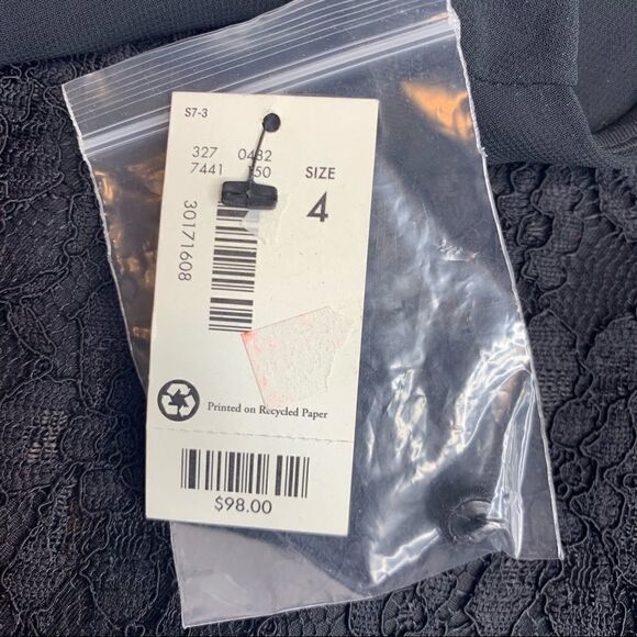 The Limited Black Lace Cocktail Dress Size 4 New - Picture 5 of 6